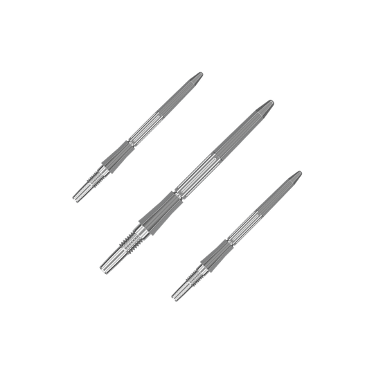 Pointes de fléchettes en acier Target Elysian Archetype 43 Swiss Point - Argent Abgebildet ist ein Set silberner Dartspitzen mit einer Länge von 30mm. Die Dartspitzen sind für das Swiss Point System geeignet.