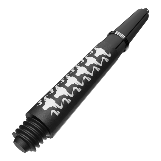 Tiges en carbone Bulls NL Capo - Blanches Das Bild zeigt BullsNL Capo Carbon Shafts in Weiß, Short, 34mm. Es handelt sich um einen kurzen Schaft für Dartpfeile.
