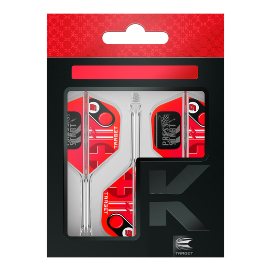 Target K-Flex Press Start n° 6 Volets Zu sehen sind die Target K-Flex Press Start No6 Flights. Sie werden als Zubehör für Darts verwendet.