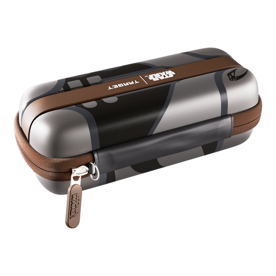 Étui à fléchettes Target Star Wars Boa - Mandalorien Das Bild zeigt das Target Star Wars Boa Dartcase - Mandalorian. Es handelt sich um ein Dartetui mit einem Star Wars Mandalorian Motiv.