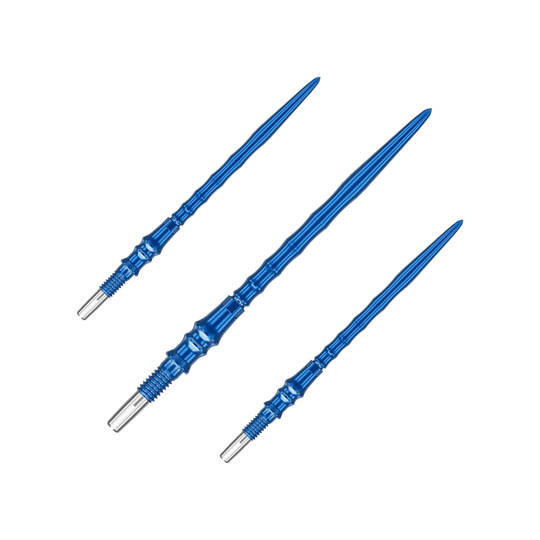 Pointes de fléchettes Target Japan Premium Swiss Point - Bleues Abgebildet ist ein Set Dartspitzen mit der Bezeichnung '340384_Target_Japan_Premium_SwissPoint_Dartspitzen_Blau_40mm_1Set'. Die Dartspitzen sind blau und haben eine Länge von 40 mm.