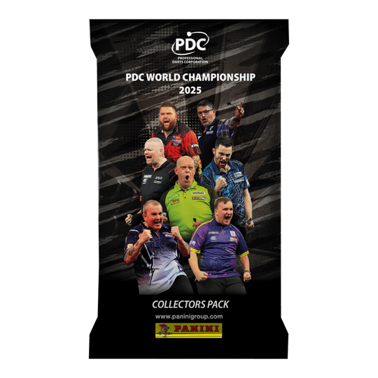 Panini PDC World Championship 2025 - Collectors Pack (12 Sammelkarten)