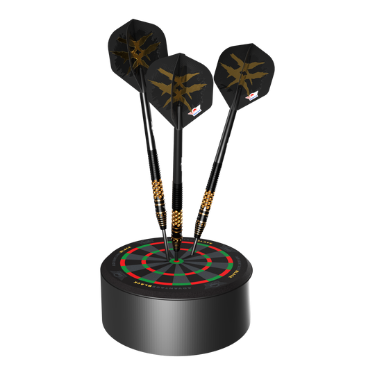 Présentoir à fléchettes Bulls NL Advantage Mini noir Abgebildet ist der Bulls NL Advantage Black Mini Dart Display Darthalter. Dieser Halter dient zur Präsentation und Aufbewahrung von Mini-Darts.