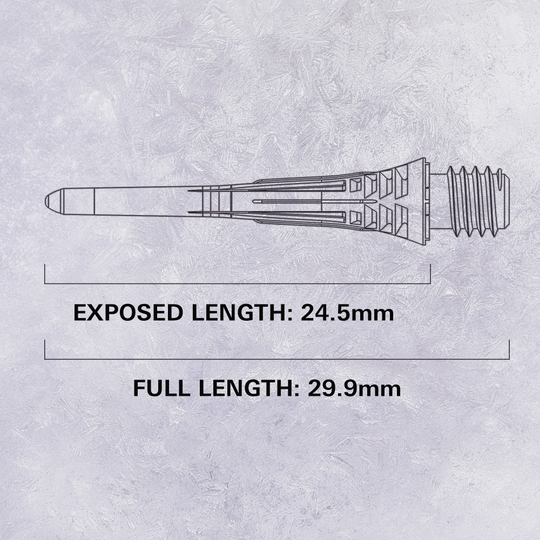 Pointes de fléchettes Target Cryo Soft, paquet de 30 - Blanches Dieses Bild zeigt den Target Cryo Softdartspitzen 30er Pack in der Farbe Weiß. Die Spitzen werden zum Wechseln bei Softdarts verwendet.