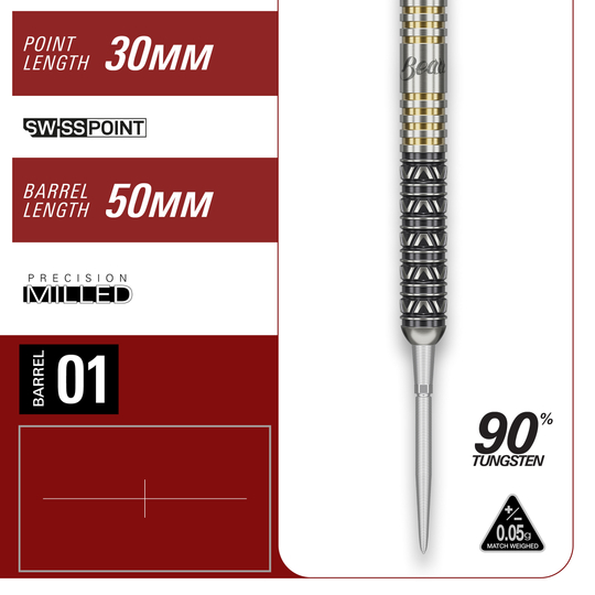 Target Japan Beau Greaves Édition Japonaise Fléchettes en Acier à Pointe Suisse Das Foto zeigt die Target Japan Beau Greaves Japan Edition Swiss Point Steeldarts. Sie sind in einer speziellen Edition für Fans des Dartsports erhältlich.