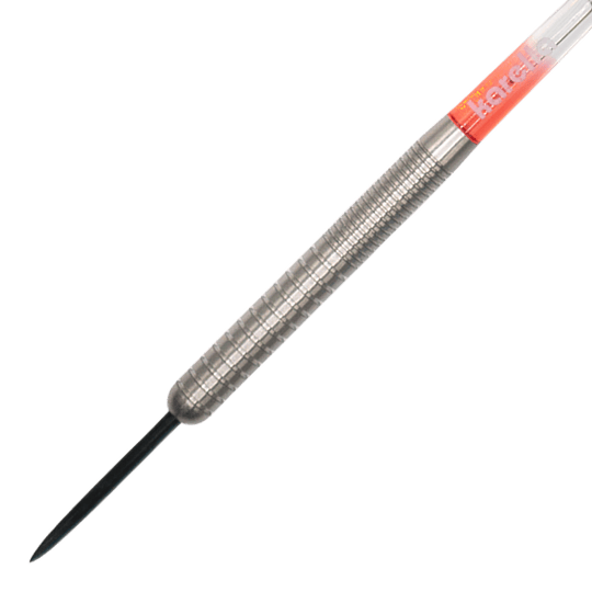 Fléchettes en acier Karella Comic Line CL-1 - 22 g Zu sehen ist ein Karella Comic Line CL-1 Steeldarts - 22g Dartpfeil. Das Bild stellt Merkmale des Produkts dar.