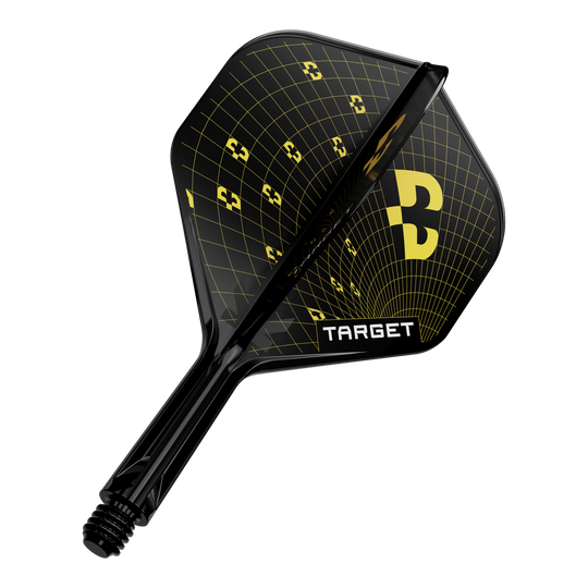 Volants standard Target K-Flex Bolide n°2 Abbildung eines Dart-Flights, wahrscheinlich Target K-Flex Bolide No2 Standard in 19mm. Das Produkt ist einzeln dargestellt.