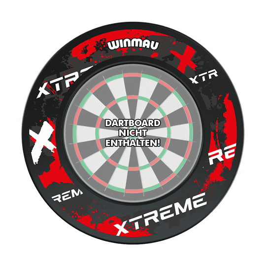 Winmau Xtreme Rouge Cible de Fléchettes Surround