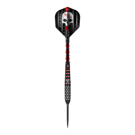 Fléchettes en acier à pointe rapide Ryan Searle série 3 de Harrow Das Bild zeigt die Harrows Ryan Searle Series 3 Quick Point Steeldarts. Diese Steeldarts eignen sich ideal für erfahrene Dartspieler.