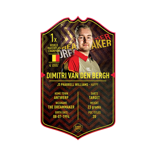 Ultimate Darts Card - Dimitri Van Den Bergh - Cible
