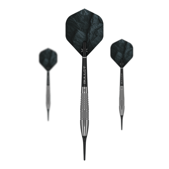 Fléchettes souples Bullet Monolith - 20 g Hier sind die Bullet Monolith 20g Soft Darts zu sehen. Die Softdarts eigenen sich für elektronische Dartboards.