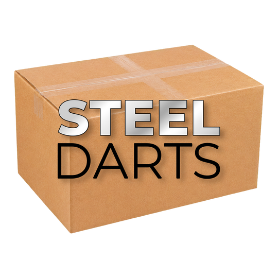 Boîte mystère McDart - Steeldarts Hier sieht man die McDart Mystery-Box - Steeldarts. Die Box bietet eine spannende Auswahl an Steeldart-Zubehör und Produkten.