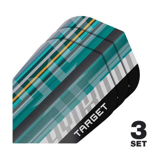 Ailes Target ProUltra Hydro n°6 - 3 jeux Dargestellt sind die Target ProUltra Hydro No6 Flights - 3 Sets. Dieses Produkt eignet sich als Teil eines Dartpfeil-Sets.