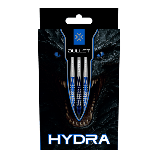 Fléchettes en acier Bullet Hydra Das Bild zeigt Bullet Hydra Steeldarts. Diese Steeldarts eignen sich für präzises und professionelles Dartspiel.
