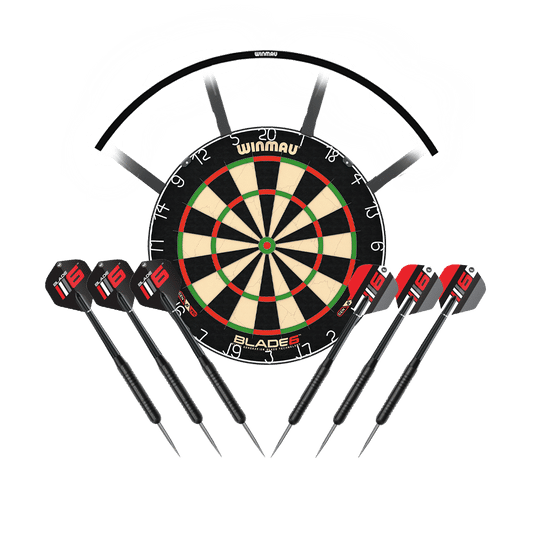 Jeu de fléchettes Winmau Blade 6 avec éclairage Polaris