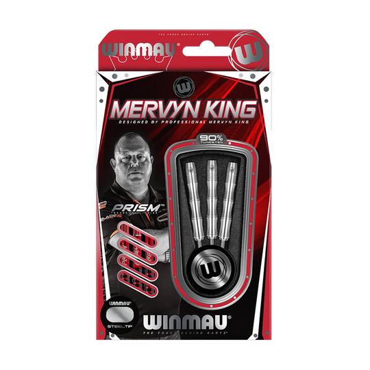 Fléchettes en acier Winmau Mervyn King Tungsten