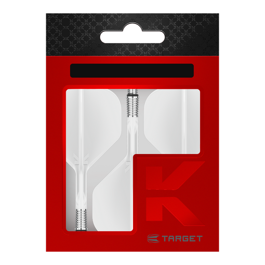 Ailettes standard Target K-Shift n° 2 - Blanches Abgebildet sind die Target K-Shift No2 Standard Flights - Weiß. Die Dart-Flights sind standardförmig und weiß gefärbt.