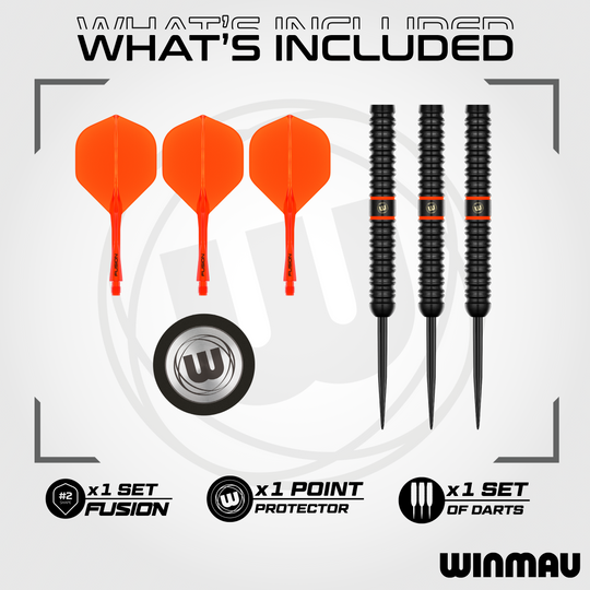 Fléchettes en acier Winmau Emma Paton Edit - 23 g Winmau Emma Paton Edit Steeldarts - 23 g ist hier abgebildet. Die Steeldarts zeichnen sich durch ihr besonderes Design aus.