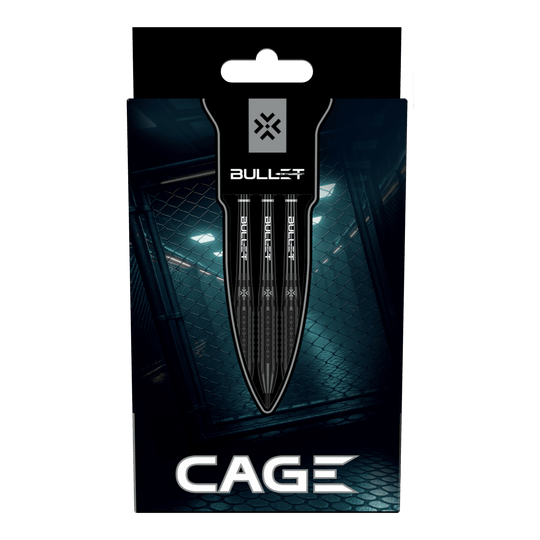 fléchettes en acier Bullet Cage Das Bild zeigt die Bullet Cage Steeldarts. Dies ist ein Steeldart-Produkt, das zum Dartspielen verwendet wird.