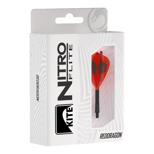 Red Dragon Nitro Flite - Vols de cerf-volant de Jonny Clayton Das Bild zeigt die Red Dragon Nitro Flite - Jonny Clayton Kite Flights. Es handelt sich um spezielle Flights für Darts, entworfen im Jonny Clayton Design.