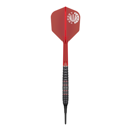 Das Bild zeigt die Target Japan Prime Series Diamond Kosuzu Iwoa GEN4 Softdarts, 18g. Die Softdarts sind für präzises und sportliches Spiel gedacht.