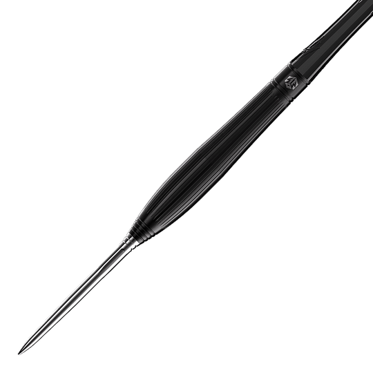 Fléchettes en acier Caliburn Chord C3 - 22,5 g Zu sehen ist der Caliburn Chord C3 Steeldart mit einem Gewicht von 22,5g. Das Bild zeigt Details des Dartpfeils für den professionellen Einsatz.