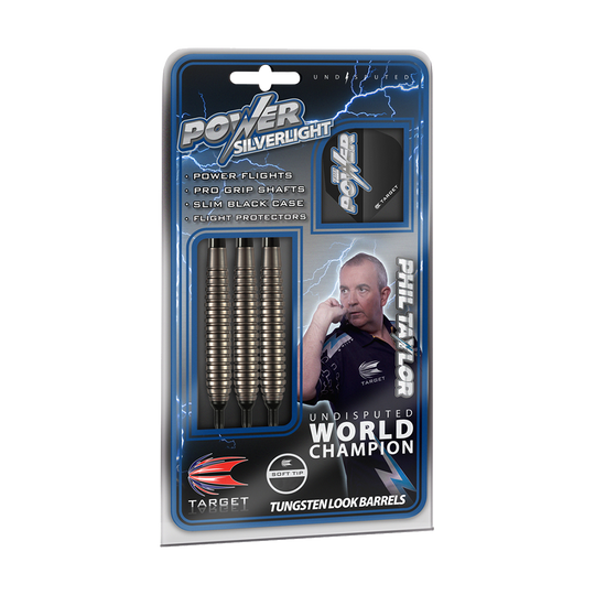 Target Phil Taylor Power Silverlight fléchettes souples