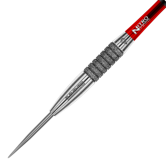 Fléchettes en acier Element 6 C de la collection Red Dragon 50 ans - 25 g Dieses Bild zeigt Red Dragon 50 Year Collection Element 6 C Steeldarts - 25g. Es ist eine Sonderedition zum 50. Jubiläum.