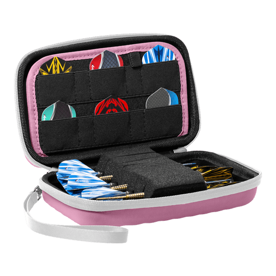 Étui à fléchettes Bulls Orbis XL - Rose Dieses Bild präsentiert das Bulls Orbis XL Dartcase - Pink. Die Darttasche zeichnet sich durch ihr modernes Design aus.
