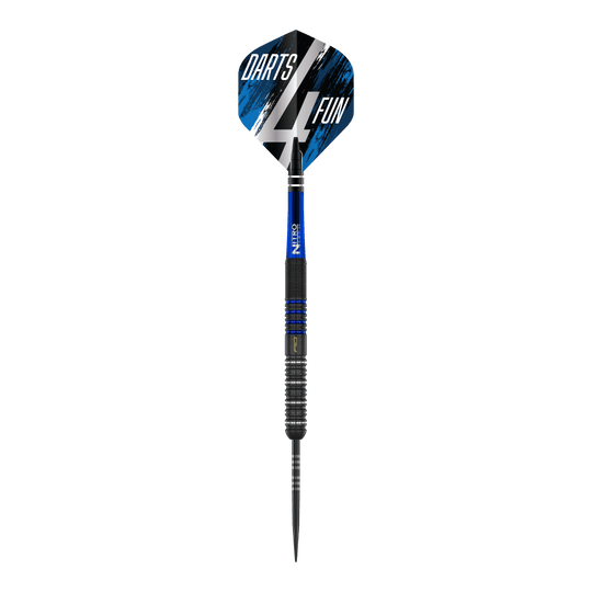 Fléchettes en acier Red Dragon David Williams V1 - 23 g Abgebildet sind Red Dragon David Williams V1 Steeldarts - 23g. Man erkennt Details des Dartpfeils.