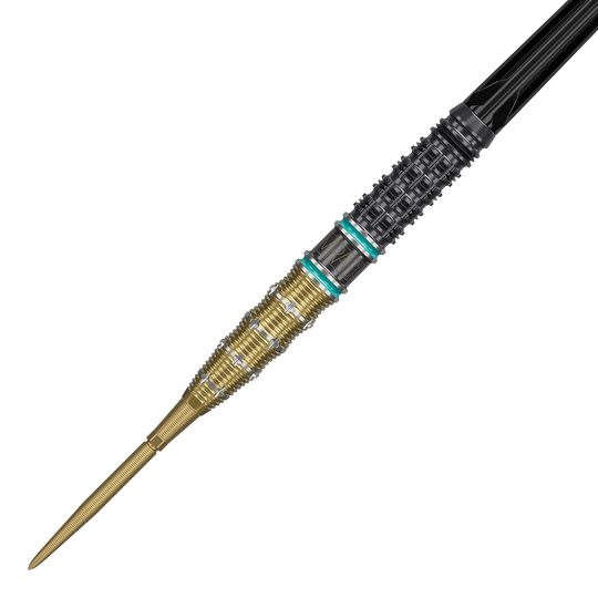 Auf dem Bild sind die Target Japan Mikuru Suzuki The Miracle GEN7.5 Swiss Point Steeldarts zu sehen. Die Steeldarts haben ein schlankes, modernes Design.