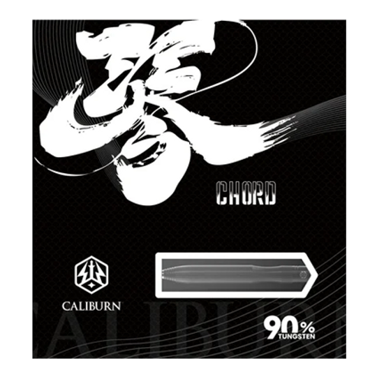 Fléchettes en acier Caliburn Chord C1 - 21,5 g Abgebildet ist der Caliburn Chord C1 Steeldart mit 21,5g. Der Dartpfeil liegt auf einem neutralen Hintergrund.