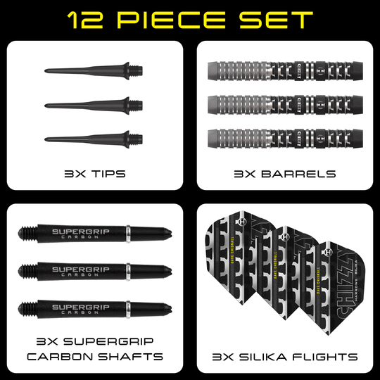 Fléchettes souples Dave Chisnall Chizzy Series 4 de Harrow Zu sehen sind die Harrows Dave Chisnall Chizzy Series 4 Softdarts. Diese Softdarts bieten eine ausgezeichnete Qualität für Dartliebhaber.