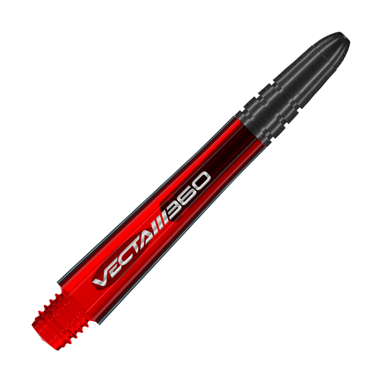 Manche Winmau Vecta Blade 360 - Rouge Abgebildet ist ein Dart-Schaft mit der Bezeichnung 7025-219_Winmau_Vecta_Blade360_Shafts_Rot_40mm_2. Das Produkt ist rot und eignet sich für verschiedene Dartpfeile.