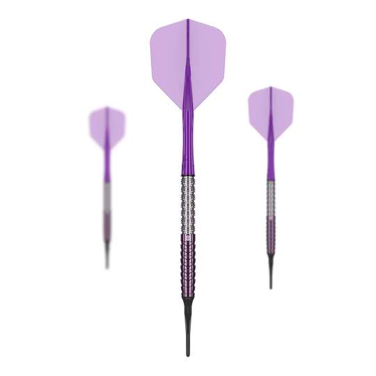 Fléchettes souples Caliburn Awakening ET - 20,5 g Zu sehen ist ein Artikel namens CB1896_Caliburn_Awakening_ET_Softdarts_1Set. Wahrscheinlich handelt es sich um ein Set von Softdarts.
