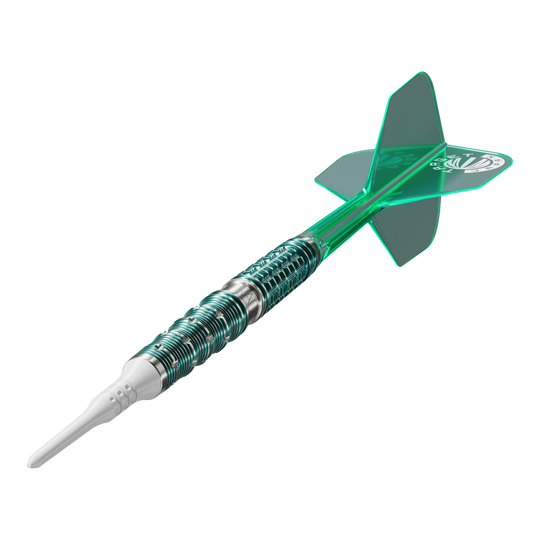 Target Japan Mikuru Suzuki The Miracle GEN7 Fléchettes souples - 21,5 g Das Foto zeigt die Target Japan Mikuru Suzuki The Miracle GEN7 Softdarts - 21,5g. Es sind spezielle Softdarts aus der Mikuru Suzuki Kollektion.