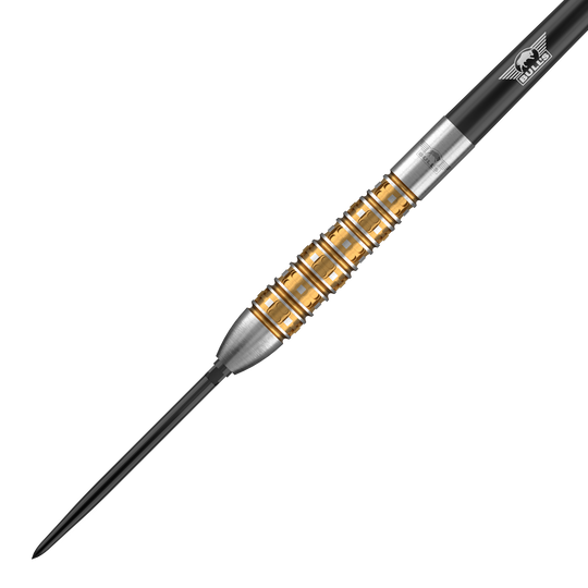 Fléchettes en acier Bulls NL Vintage Bomb Convertible Points Das Bild zeigt die Bulls NL Vintago Bomb Convertible Point Steeldarts. Die Steeldarts sind für Dartspieler geeignet.
