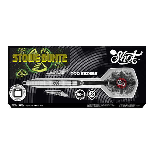 Fléchettes en acier Stowe Buntz Shot Pro-Series - 23 g