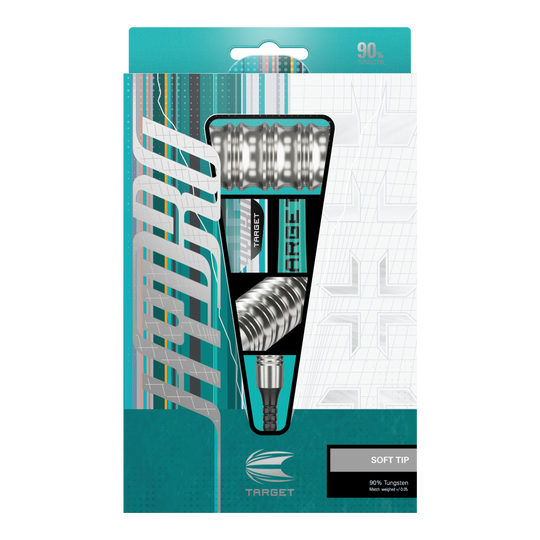 Target Hydro 12 Softdarts Zu sehen sind die Target Hydro 12 Softdarts. Sie bieten eine gute Griffigkeit und Balance.