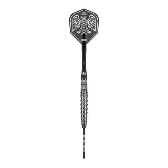 Fléchettes en acier Shot Goths Wulfaz Turbo Point - 23 g Hier ist ein weiteres Detailbild der Shot Goths Wulfaz Turbo Point Steeldarts - 23g. Das Bild hebt die Qualität und das Material hervor.