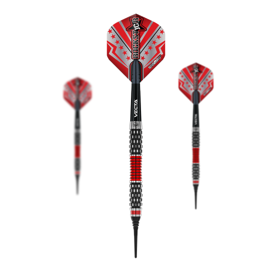 Winmau Joe Cullen Rockstar Series RS1 Fléchettes souples – 20 g