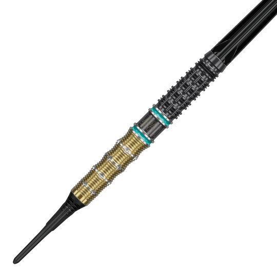 Fléchettes souples Target Mikuru Suzuki The Miracle GEN7.5 - 19 g Abgebildet sind die Target Mikuru Suzuki The Miracle GEN7.5 Softdarts mit 19 Gramm Gewicht. Die Softdarts liegen in einer ordentlichen Anordnung.