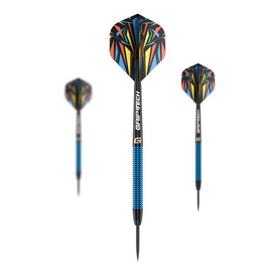 GOAT Athlete Steeldarts en laiton bleu - 12 g