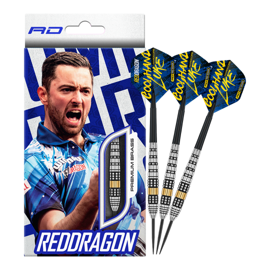 Fléchettes en acier laitonné Red Dragon Luke Humphries - 21 g
