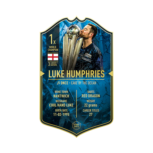 Carte de fléchettes ultime - Luke Humphries - Champion du monde 2024