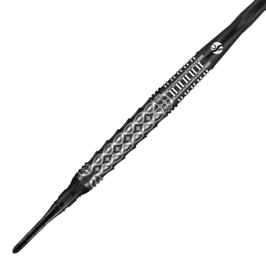 Fléchettes souples Shot Goths Wulfaz - 20 g Dieses Bild stellt die Shot Goths Wulfaz Softdarts mit einem Gewicht von 20g dar. Die Darts sind ideal für Präzision und Leistung am Dartboard.