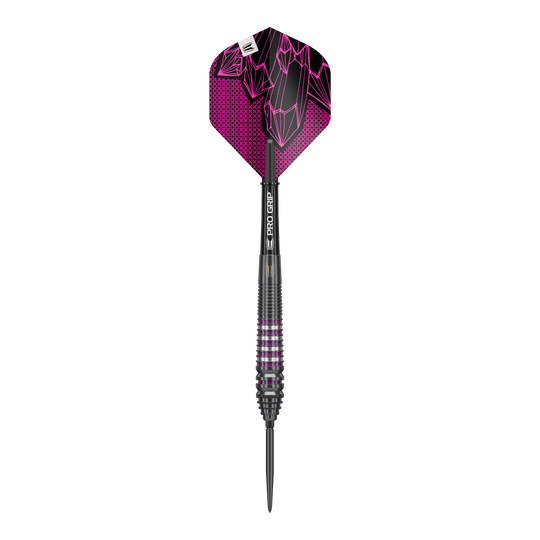 Fléchettes en acier Target Lorraine Winstanley GEN2 Swiss Point - 24 g Das Bild zeigt Target Lorraine Winstanley GEN2 Swiss Point Steeldarts - 24g. Es handelt sich um hochwertige Darts für Turnierspieler.