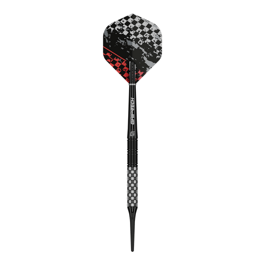 Fléchettes souples GOAT Finish Line - 20 g Auf dem Bild sind die GOAT Finish Line Tungsten Softdarts - 20g zu sehen. Dieser Dartpfeil ist speziell für Softdart geeignet.