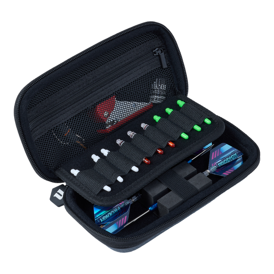 Étui à fléchettes Unicorn Vanguard petit modèle - Gris Hier sieht man das Unicorn Vanguard Small Dartcase in der Farbe Grau. Das Etui ist ideal, um Darts und Zubehör zu verstauen.
