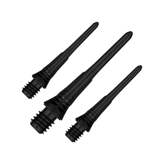 Pointes de fléchettes Target Cryo Soft - Lot de 30 - Noires Abgebildet ist das Produkt Target Cryo Softdartspitzen 30er Pack in Schwarz. Es handelt sich um hochwertige Softdartspitzen für Softdartpfeile.
